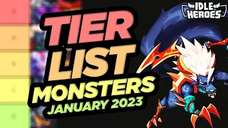 Idle Heroes - TIER LIST - Monster Pets - January 2023