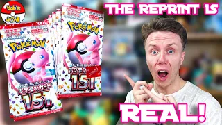 The Pokemon 151 reprint is REAL! More Japanese Pokemon 151 packs!