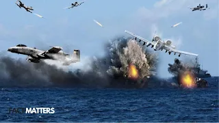 U.S. Air Force A-10 Warthog Fighter Pilot Female Destroys Rebel Ship in Red Sea