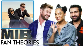 Men in Black Fan Theories with Chris Hemsworth, Tessa Thompson and Kumail Nanjiani | Vanity Fair