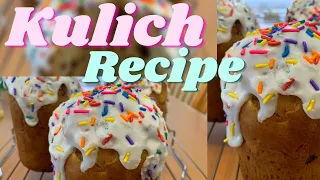 Kulich Recipe | Russian Easter Bread