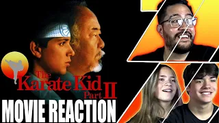 My Kids Watch The Karate Kid 2!  First time REACTION!