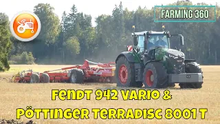 Fendt Demonstrations 2022 | Fendt 942 Vario & Pöttinger Terradisc 8001 T