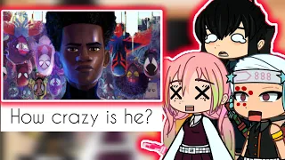 Hashira react to Miles Morales🕷️|| Gacha reaction