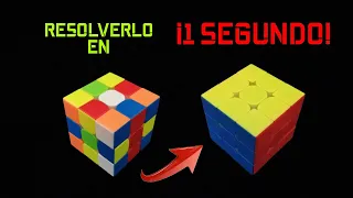 CÓMO RESOLVER el Cubo Rubik en 1 SEGUNDO #1 - En el Aire