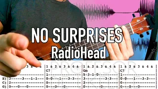 Radiohead - NO SURPRISES (Ukulele TABS tutorial)