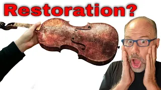 Violinmaker reacts to "Ancient Violin Restoration" Video