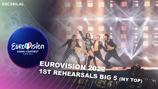 Eurovision 2022 | first rehearsals big 5 (my top)