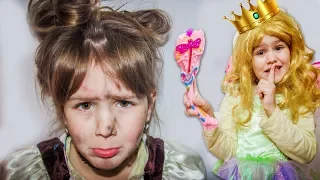 Яна как ЗОЛУШКА  Yana as Cinderella Funny kids story