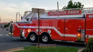 Fire alert for smoke on the roof of an occupied apartment