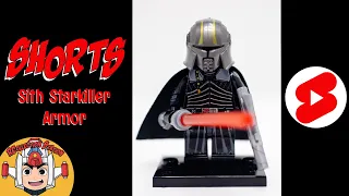 Sith Starkiller Armor | Star War The Forced Unleashed | Lego Compatible Minifigure | #Shorts