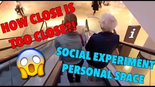 INVADING PEOPLE'S PERSONAL SPACE // How close is too close?! Social experiment