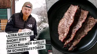 Lucki Maurer (Kitchen Impossible) grillt ultra saftige Wagyu Short Ribs