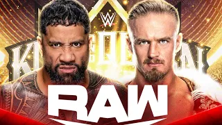 WWE Raw Highlights | Jey Uso vs. Ilja Dragunov – King of the Ring Tournament | WWE 2K24 #wwe