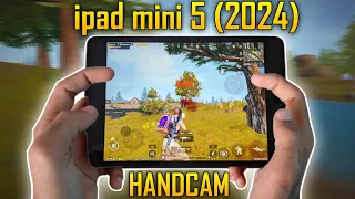 iPad Mini 5 PUBG Test Handcam 2024| After Update 3.1| Price | Fps | Heat & lag | PUBG MOBILE