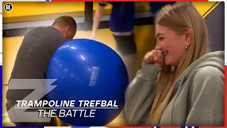 MARIJE SCHAKELT RON UIT TIJDENS TRAINING!😱 | The Battle Trampoline Trefbal | Zappsport