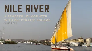 Egypt | Nile River | Felucca | 4K Cinematic #nileriver #egypttravel #nile #aswan #egypt
