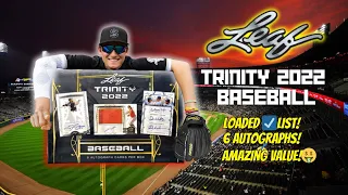 Exciting Unboxing: 2022 Leaf Trinity Baseball Hobby Box - 6 Autographs & Rare Finds!