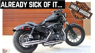 Already Sick of The Harley Sportster? Friend Traded For a Metric Instead - See What He Bought!