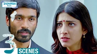 Dhanush Gets Shock Treatment | 3 Telugu Movie Scenes | Sivakarthikeyan | Anirudh | Shemaroo Telugu