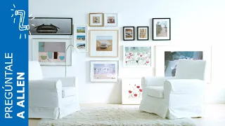 Cómo decorar paredes con fotos y cuadros - IKEA