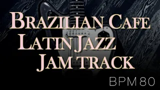 Brazilian Cafe Latin Jazz Backing Track in A minor (2/4 )↓Chords (Solo Start 0:38~)