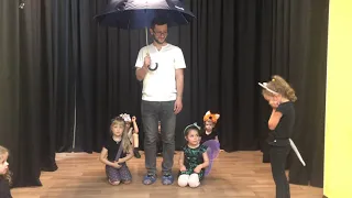 Первый отчётный спектакль Каролины в детской театральной школе ♥