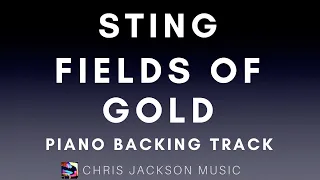 Sting - Fields of Gold | Piano Backing Track / Karaoke