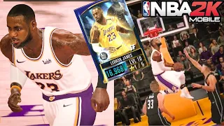 DIAMOND 💎 GOAT LeBron James is UNSTOPPABLE!! NBA 2K Mobile Gameplay