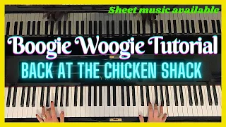 Boogie woogie tutorial. 12 bar blues lesson Back at the Chicken Shack arr. by Arthur Migliazza.