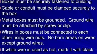 basic electrical wiring general rules