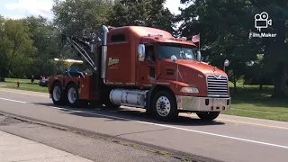 Optimus prime IRL! Horns Of Hope truck parade and Optimus prime display