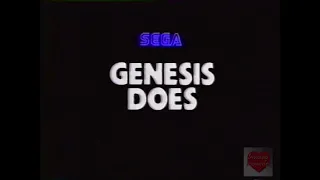 Sega Genesis | Video Game | Television Commercial | 1991 | Genesis Does