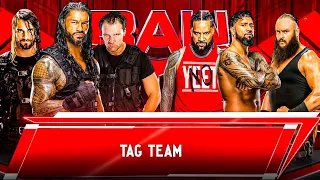 WWE 2K24 - The Shield vs The Usos & Braun Strowman | Raw | Gameplay