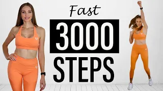 3000 Step Challenge / Fast Walking Workout / Low Impact Cardio Workout