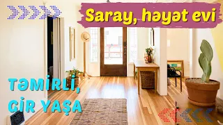 Sarayda 4 otaqlı həyət evi satılır | TƏMİRLİ, GİR YAŞA