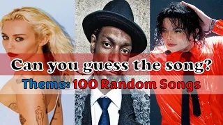 [TRIVIA] Guess the Song - 100 Random Songs