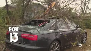 Florida panhandle sees damages from severe weather system