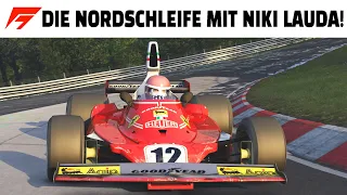 Ein Rennen mit Niki Laudas Ferrari auf der Nordschleife