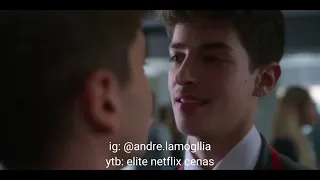 Iván se encontra com Ari e Patrick na escola, e Patrick o convida pra festa sem regras • elite s5