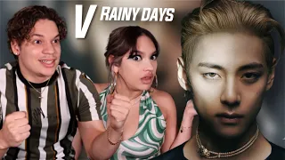 Waleska & Efra react to BTS' V Solo Debut | V - Rainy Days | REACTION!