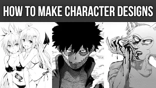 How To Make CHARACTER DESIGNS For Your Manga | Ft @VandelMarchenStudio​