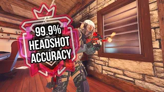 What A 99.9% Headshot Accuracy Player Looks Like | Rainbow Six Siege