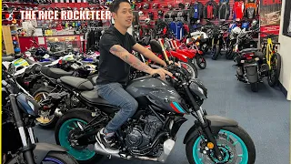 Picking up my 2023 Yamaha MT-07!!! | New Bike Day