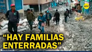 Damnificados por huaico en Secocha: "Hay muchas familias que están enterradas"