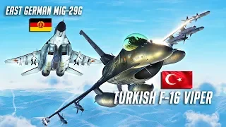 DCS: Turkish F-16 Viper NATO vs East German Mig-29G Dogfight