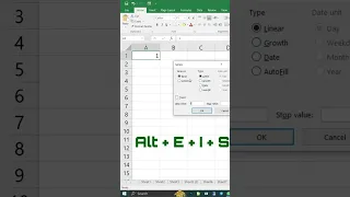 Quickly Fill Series  1 to 100 or above Numbers in a Few Seconds without typing or draging in Excel