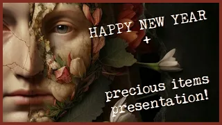 Mixed Media Art - Happy New Year and some precious items to be presented!