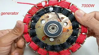 I turns PVC cable into 220v first AC Electric current generator  Help in Super Capacitor