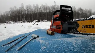 Заточка пильной цепи от ЛЕСОРУБА!